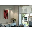 SLV Wand- en plafondarmatuur NOBLO® DOUBLE PHASE DTW 2-vlams, rond, Dim-To-Warm IP20, wit dimbaar