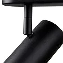 SLV wall and ceiling luminaire NOBLO® DOUBLE PHASE DTW 2 flames, round, Dim-To-Warm IP20, black dimmable
