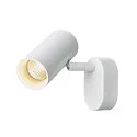 wall and ceiling luminaire NOBLO® SINGLE PHASE 1 flame, round IP20, white dimmable