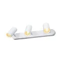 SLV wall and ceiling luminaire NOBLO® TRIPLE PHASE 3 flames, round IP20, white dimmable