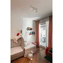 SLV wall and ceiling luminaire NOBLO® TRIPLE PHASE 3 flames, round IP20, white dimmable