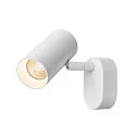 SLV wall and ceiling luminaire NOBLO® SINGLE PHASE 1 flame, round IP20, white dimmable