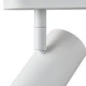SLV wall and ceiling luminaire NOBLO® TRIPLE PHASE 3 flames, cylindrical, cardanic swivelling IP20, white dimmable
