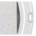SLV Wand- en plafondarmatuur OUTDOOR BULKHEAD V 360 CCT Switch, slagvast, schakelbaar IP65, wit, gelakt 