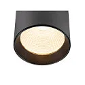 SLV 3-phase luminaire TRACKSPOT C 17 36° adjustable, switchable IP20, black, lacquered 