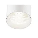 SLV 3-phase luminaire TRACKSPOT C 29 50° adjustable, switchable IP20, white, lacquered 