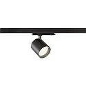 3-fase armatuur TRACKSPOT C 29 50° instelbaar, schakelbaar IP20, zwart, gelakt 