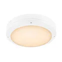 Wand- en plafondarmatuur OUTDOOR BULKHEAD V 360 HF met sensor, CCT Switch, slagvast, schakelbaar IP65, wit, gelakt 