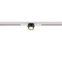 SLV Spotlight op rail FIXT-IT! rond, ingebouwde versie, geschikt voor beeldschermwerkstations IP20, zwart, wit, gelakt dimbaar