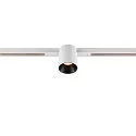 SLV Spotlight op rail FIXT-IT! rond, ingebouwde versie, geschikt voor beeldschermwerkstations IP20, zwart, wit, gelakt dimbaar