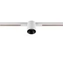 SLV Spotlight op rail FIXT-IT! rond, ingebouwde versie, geschikt voor beeldschermwerkstations IP20, zwart, wit, gelakt dimbaar