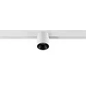 SLV Spotlight op rail FIXT-IT! rond, opbouwversie, geschikt voor beeldschermwerkstations IP20, zwart, wit, gelakt dimbaar