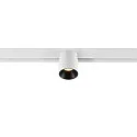 Spotlight op rail FIXT-IT! rond, opbouwversie, geschikt voor beeldschermwerkstations IP20, zwart, wit, gelakt dimbaar
