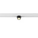 SLV Spotlight op rail FIXT-IT! rond, opbouwversie, geschikt voor beeldschermwerkstations IP20, zwart, wit, gelakt dimbaar