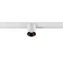 SLV Spotlight op rail FIXT-IT! rond, opbouwversie, geschikt voor beeldschermwerkstations IP20, zwart, wit, gelakt dimbaar