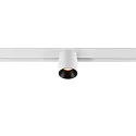 SLV Spotlight op rail FIXT-IT! rond, opbouwversie, geschikt voor beeldschermwerkstations IP20, zwart, wit, gelakt dimbaar