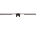SLV Spotlight op rail FIXT-IT! rond, ingebouwde versie, geschikt voor beeldschermwerkstations IP20, zwart, wit, gelakt dimbaar