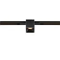Spotlight op rail FIXT-IT! rond, ingebouwde versie, geschikt voor beeldschermwerkstations IP20, zwart, gelakt dimbaar