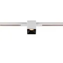 SLV Spotlight op rail FIXT-IT! rond, ingebouwde versie, geschikt voor beeldschermwerkstations IP20, zwart, wit, gelakt dimbaar