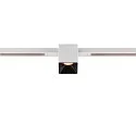 SLV Spotlight op rail FIXT-IT! rond, ingebouwde versie, geschikt voor beeldschermwerkstations IP20, zwart, wit, gelakt dimbaar