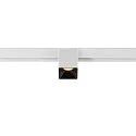 Spotlight op rail FIXT-IT! rond, opbouwversie, geschikt voor beeldschermwerkstations IP20, zwart, wit, gelakt dimbaar