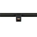 SLV Spotlight op rail FIXT-IT! rond, opbouwversie, geschikt voor beeldschermwerkstations IP20, zwart, gelakt dimbaar