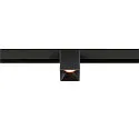 SLV Spotlight op rail FIXT-IT! rond, opbouwversie, geschikt voor beeldschermwerkstations IP20, zwart, gelakt dimbaar