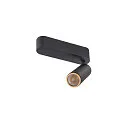 SLV ceiling luminaire GRIP!M SINGLE IP20, gold, black, lacquered dimmable