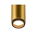 SLV ceiling luminaire GRIP!M DOUBLE IP20, gold, black, lacquered dimmable