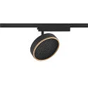 SLV 1-phase spot GRIP! FLAT CCT Switch, cardanic swivelling IP20, gold, black dimmable