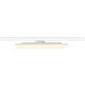 3-phase spot SIGHT PANEL DALI square, rotatable, DALI controllable IP20, white dimmable
