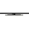 3-phase spot SIGHT PANEL DALI square, rotatable, DALI controllable IP20, black dimmable