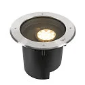 Vloerinbouwarmatuur DASAR® XL DALI rond, draaibaar, asymmetrisch, dimbaar IP65/IP67, rvs dimbaar