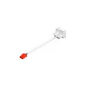 Aansluiting RETRO CON 3P007 3-polig, wit
