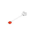 Aansluiting RETRO CON 5P105 5-polig, wit