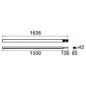 SLV Lichtlijnsysteem connector EASYLIGHT BC 1500 7 25 WH DALI met omslag, 7-polig, wit, verkeerswit