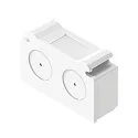 Lichtlijnsysteem eindkap EASYLIGHT WH mechanisch, universeel, wit