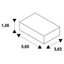 Lichtlijnsysteem plafondbevestiging EASYLIGHT SCF M10 (SURFACE CEILING FIX) mechanisch, instelbaar, rvs