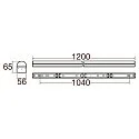 SLV Lichtbalk BATTEN P 1200 52 ON-OFF CCT Switch, schakelbaar, multipower IP20