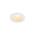 Plafondinbouwarmatuur NUMINOS® XS rond, geschikt voor beeldschermwerkstations IP20, wit, gelakt dimbaar