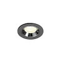 ceiling recessed luminaire NUMINOS® XS suitable for VDU workstation IP20, black dimmable