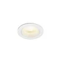 Plafondinbouwarmatuur NUMINOS® XS rond, geschikt voor beeldschermwerkstations IP20, wit, gelakt dimbaar
