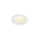 ceiling recessed luminaire NUMINOS® XS round, suitable for VDU workstation IP20, white, lacquered dimmable