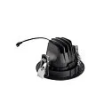 SLV Plafondinbouwarmatuur NUMINOS® MOVE XS rond, geschikt voor beeldschermwerkstations IP20, zwart, wit, gelakt dimbaar