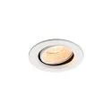 Plafondinbouwarmatuur NUMINOS® MOVE XS rond, geschikt voor beeldschermwerkstations IP20, wit, gelakt dimbaar