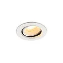 Plafondinbouwarmatuur NUMINOS® MOVE XS rond, geschikt voor beeldschermwerkstations IP20, wit, gelakt dimbaar