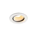 Plafondinbouwarmatuur NUMINOS® MOVE XS rond, geschikt voor beeldschermwerkstations IP20, wit, gelakt dimbaar