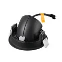 SLV Plafondinbouwarmatuur NUMINOS® GIMBLE S rond, geschikt voor beeldschermwerkstations IP20, zwart, wit, gelakt dimbaar