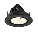 SLV Plafondinbouwarmatuur NUMINOS® GIMBLE S rond, geschikt voor beeldschermwerkstations IP20, zwart, wit, gelakt dimbaar