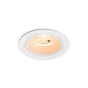 ceiling recessed luminaire NUMINOS® S round, suitable for VDU workstation IP20, white, lacquered dimmable